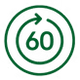 60 Tage Geld-zurück-garantie